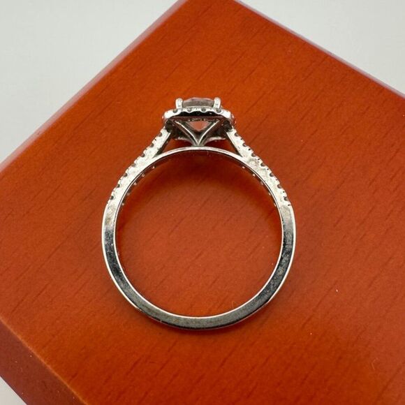 Nataliya V Collister NVC Sterling Silver CZ Engagement Solitaire Ring size 9 - Picture 4 of 7